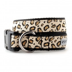 Tan Cheetah Dog Collar