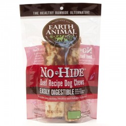 Earth animal no hide beef recipe dog chews 2pack 7” chews 4.2oz