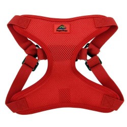 Doggie Design Wrap and Snap No Choke Harness, Red